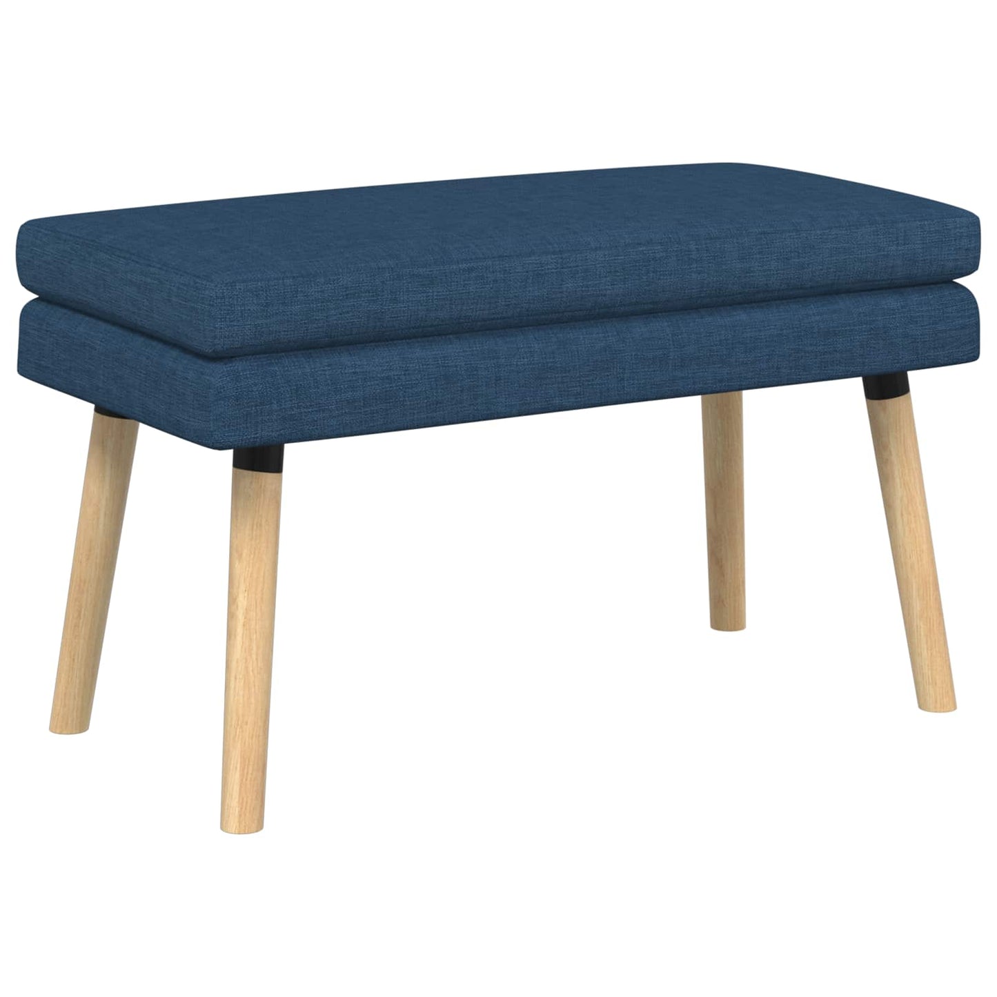 Dobbeltlagret bænk Blå 80 x 40 x 47 cm Stof