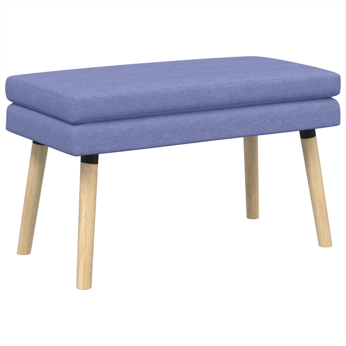 Dobbeltlagret bænk Jeans blå 80 x 40 x 47 cm Stof