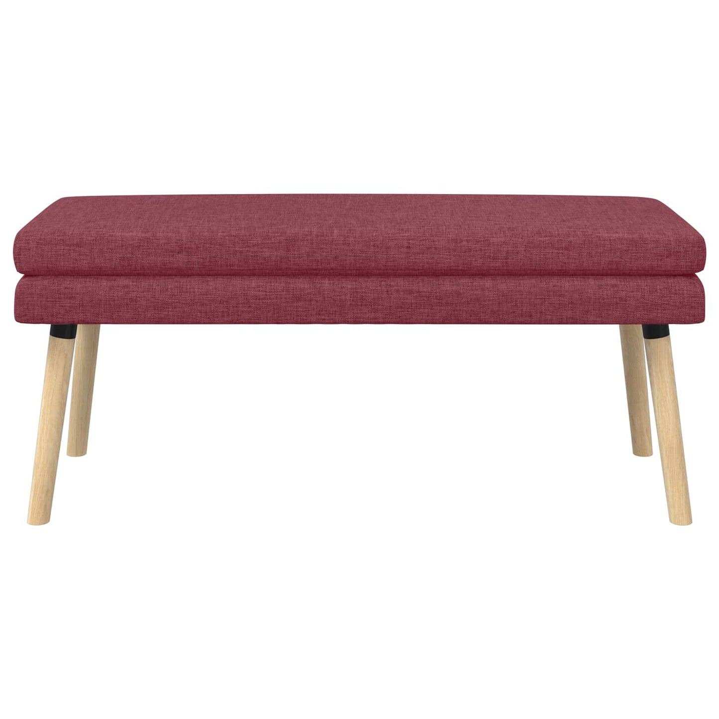 Dobbeltlagret bænk Vinrød 110 x 40 x 47 cm Stof