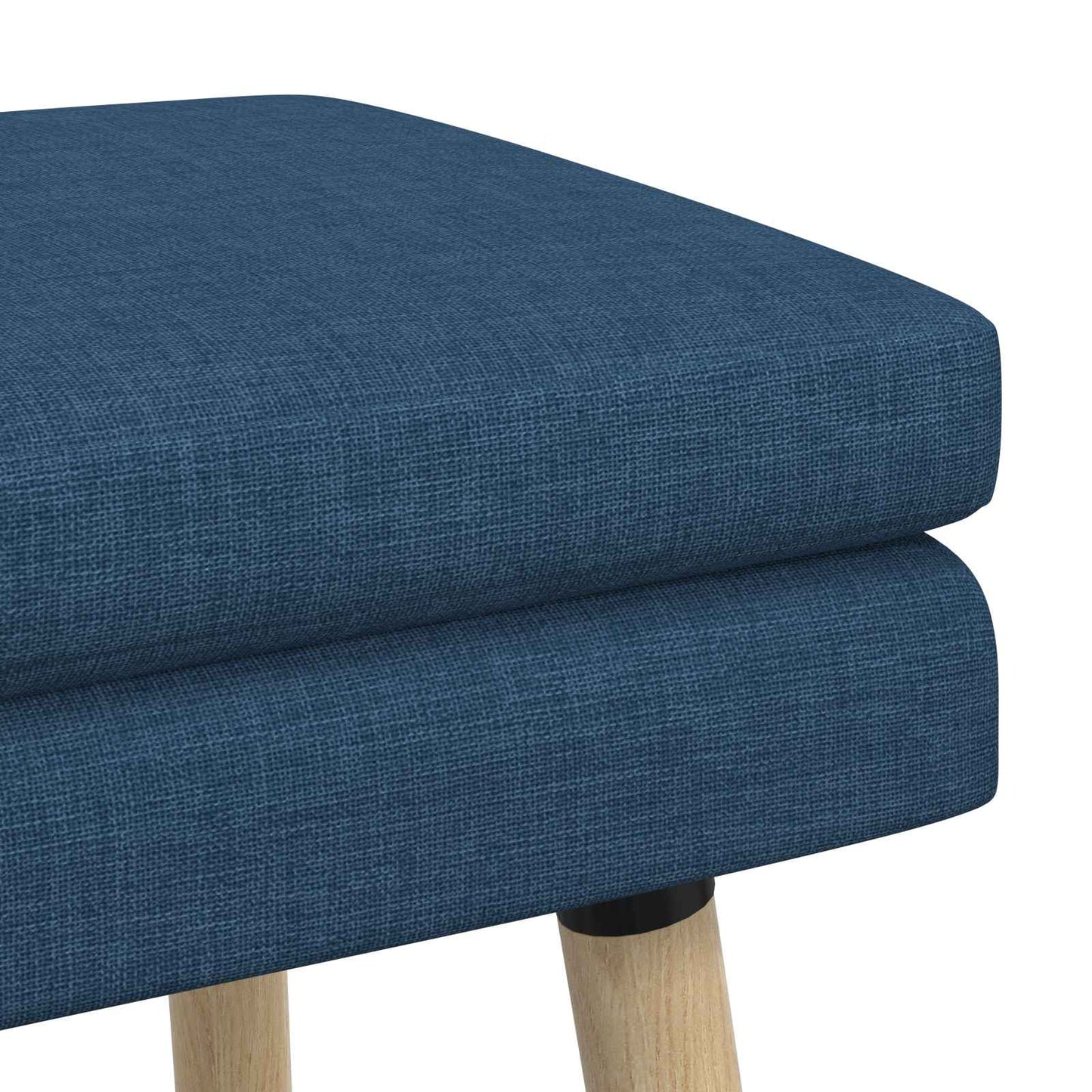 Dobbeltlagret bænk Blå 110 x 40 x 47 cm Stof