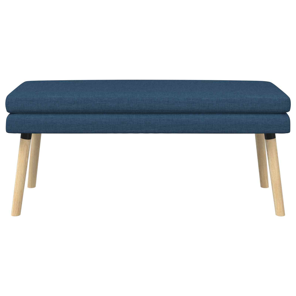 Dobbeltlagret bænk Blå 110 x 40 x 47 cm Stof