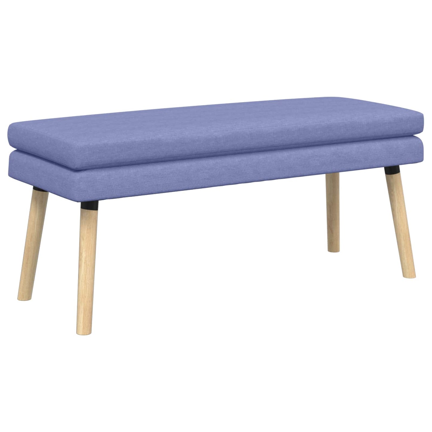 Dobbeltlagret bænk Jeans blå 110 x 40 x 47 cm Stof