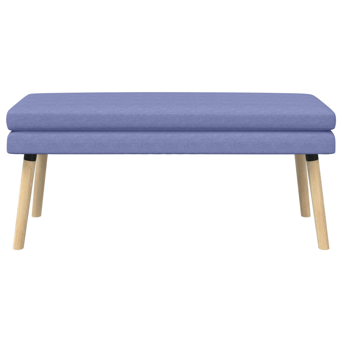 Dobbeltlagret bænk Jeans blå 110 x 40 x 47 cm Stof