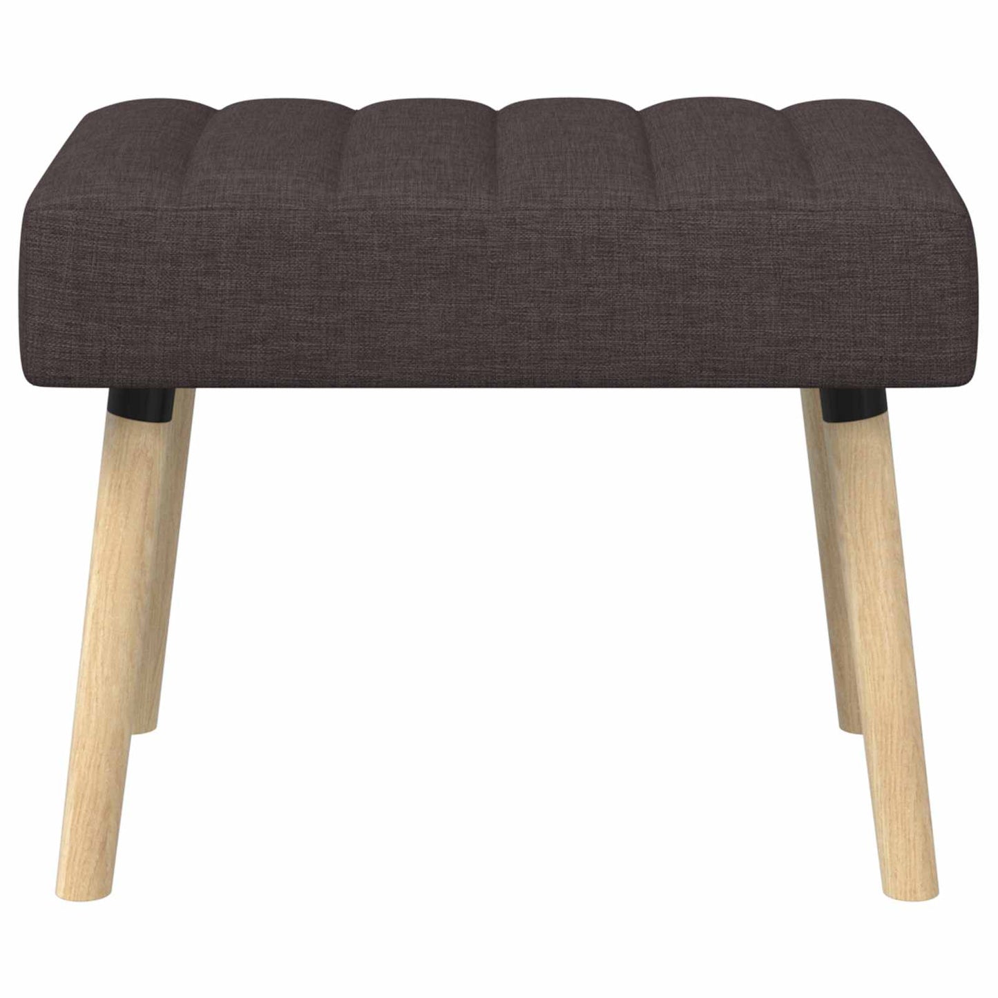 Kanalpuddet Bænk Mørk Brun 60 x 40 x 45 cm Stof
