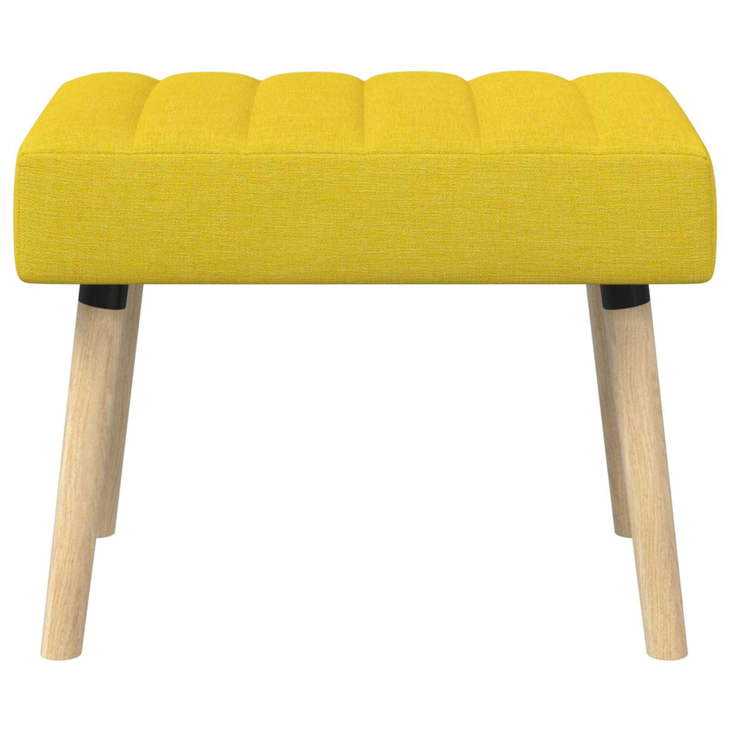 Kanalpuddet Bænk Lys Gul 60 x 40 x 45 cm Stof