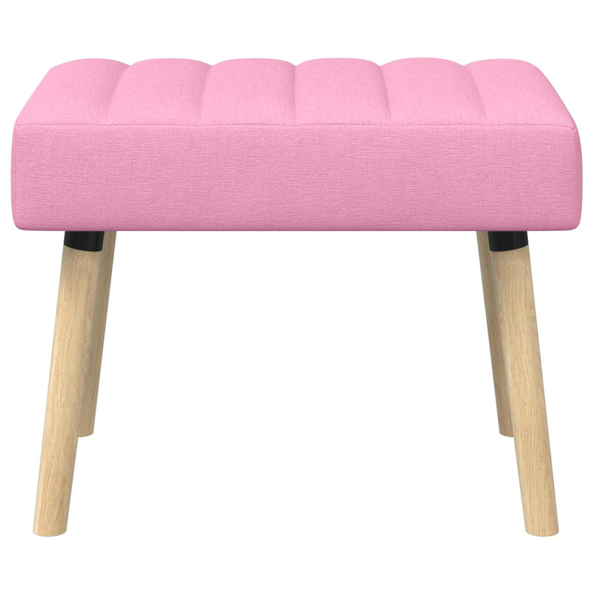 Kanalpuddet Bænk Lyserød 60 x 40 x 45 cm Stof