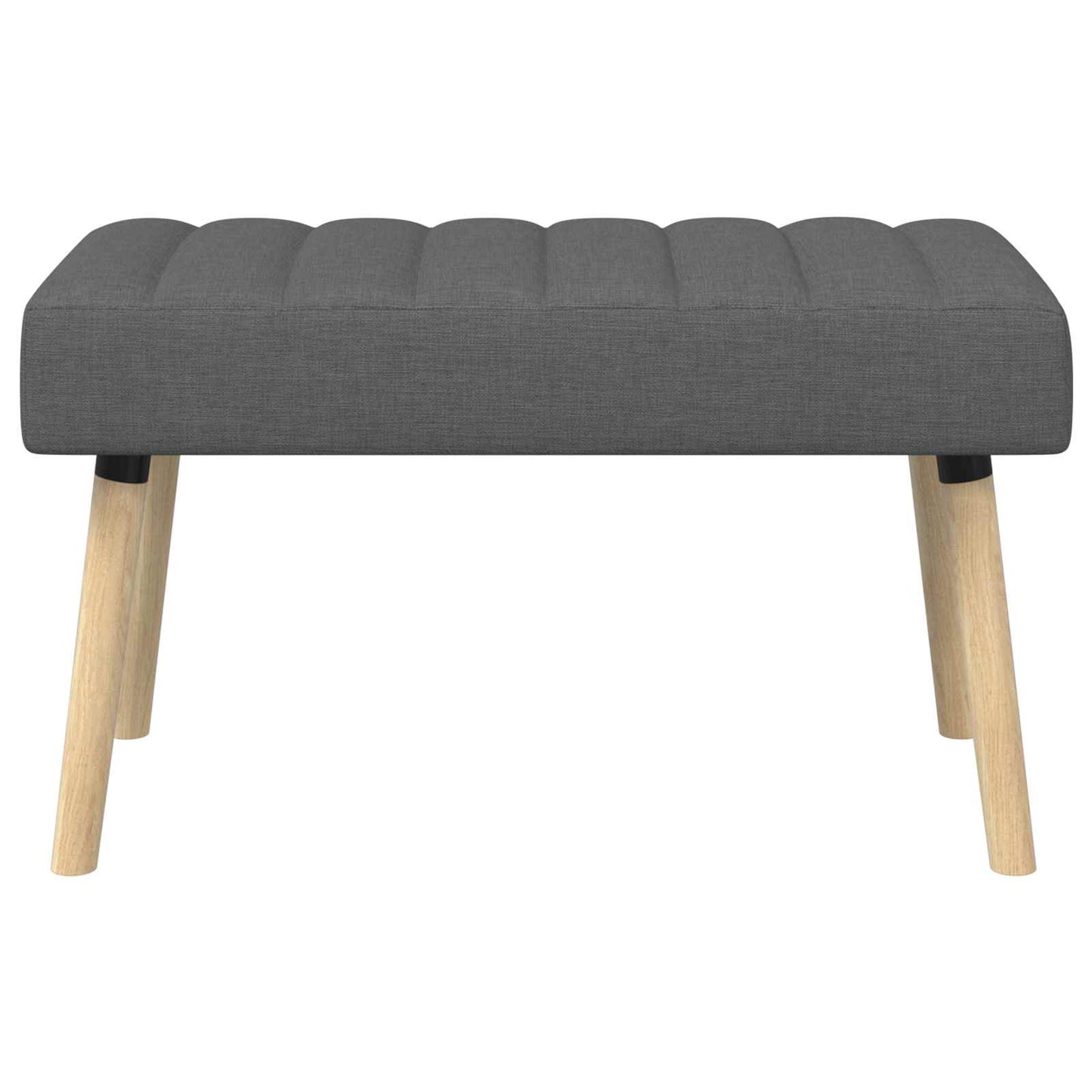 Kanalpuddet Bænk Mørkegrå 80 x 40 x 46 cm Stof