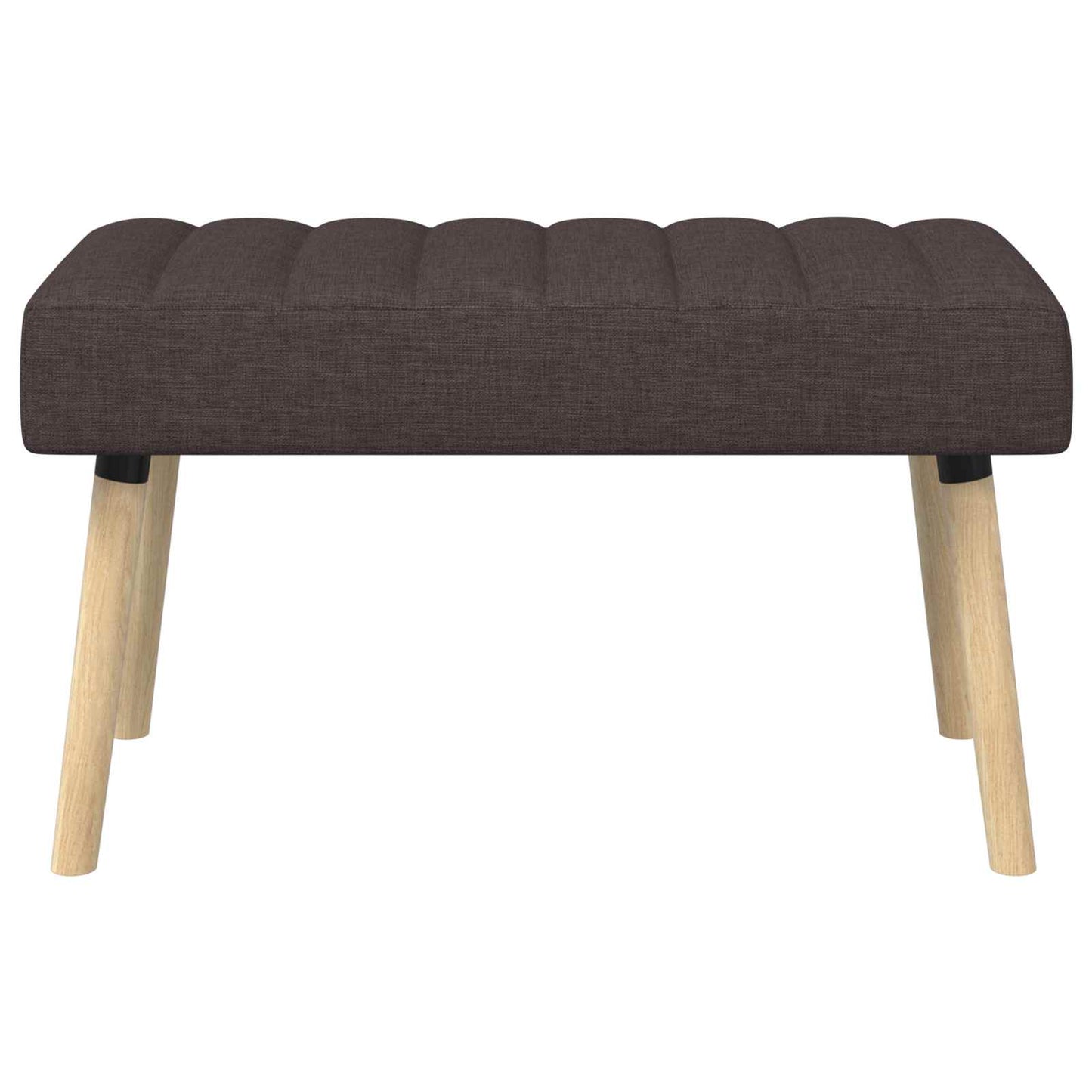 Kanalpuddet Bænk Mørk Brun 80 x 40 x 46 cm Stof