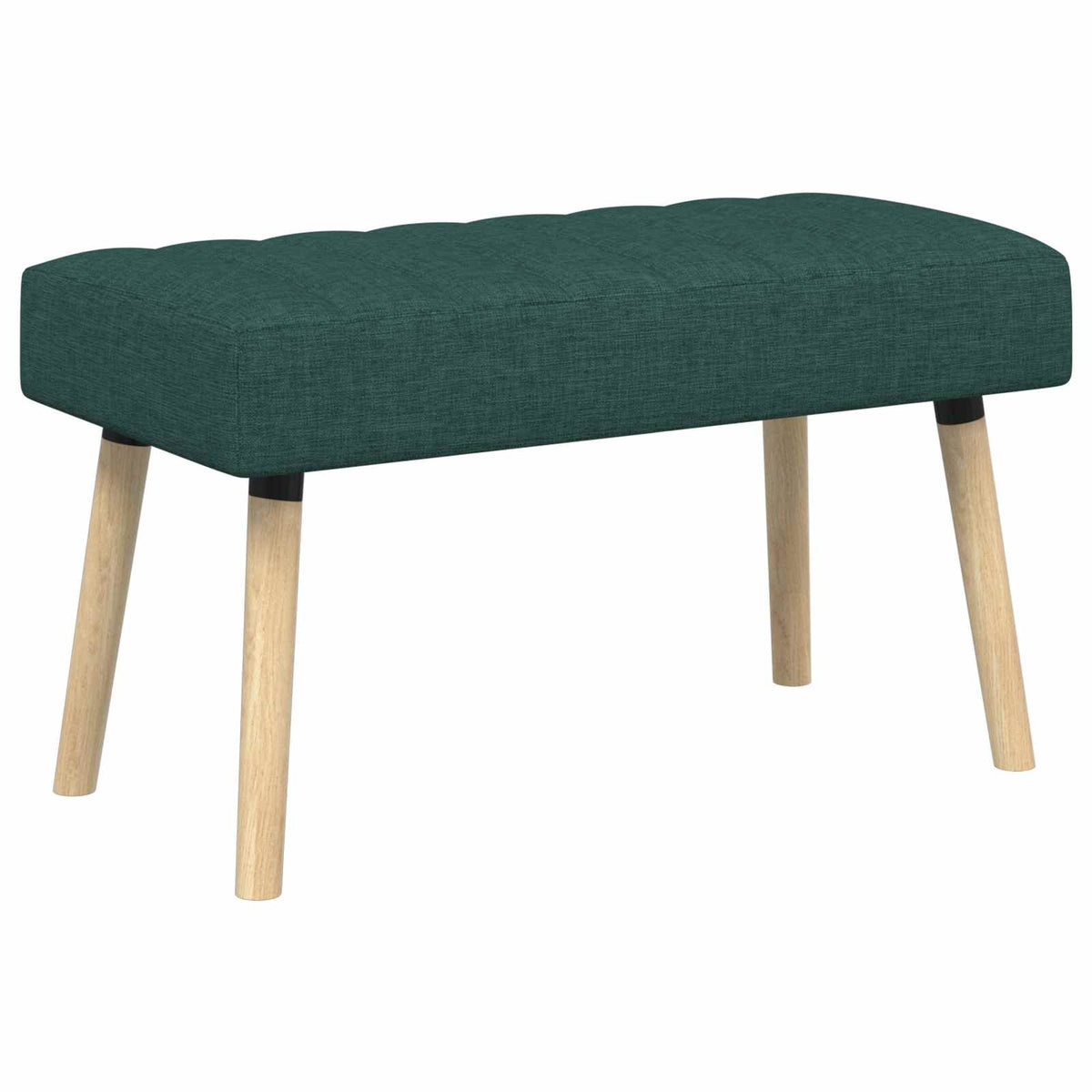 Kanalpuddet Bænk Mørkegrøn 80 x 40 x 46 cm Stof