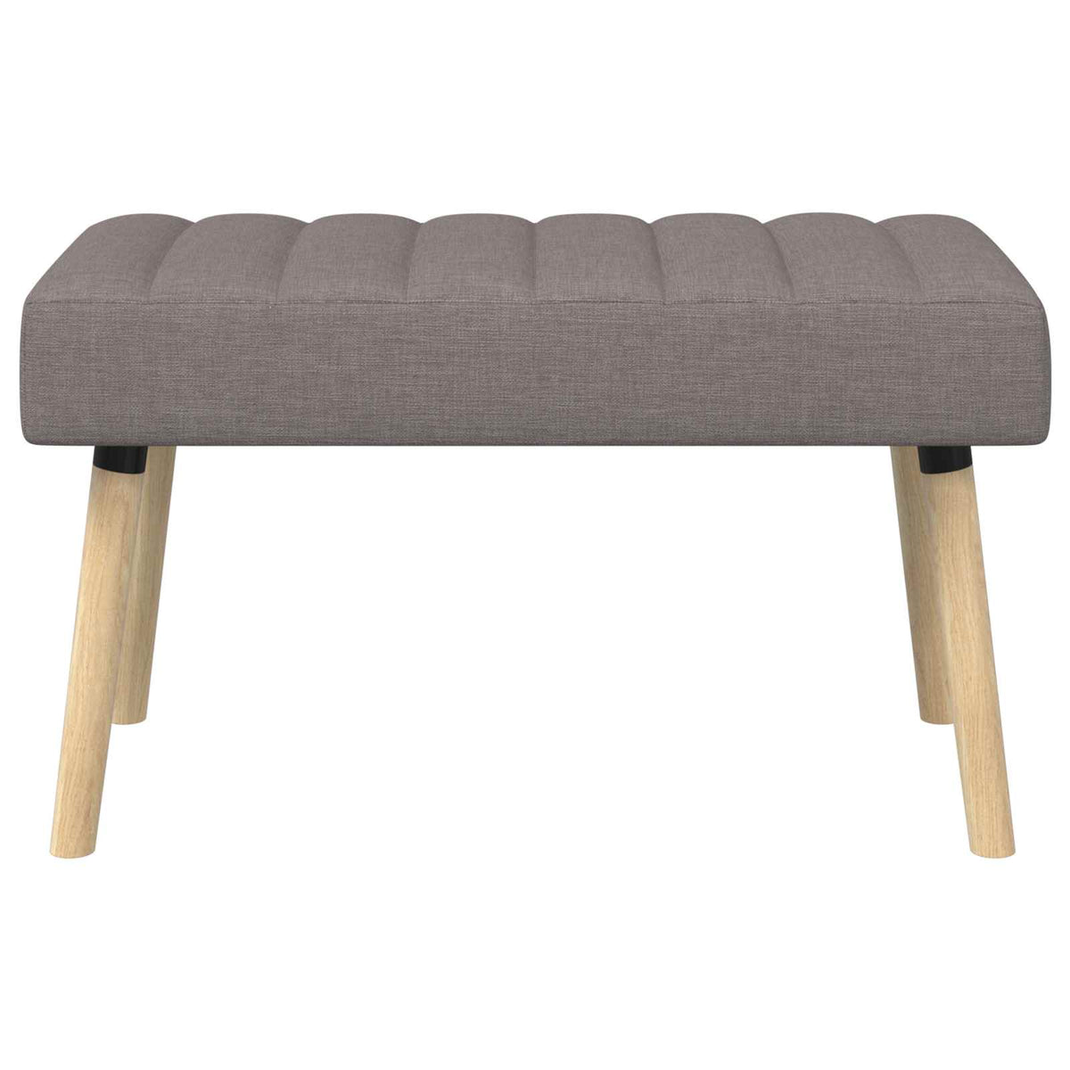 Kanalpuddet Bænk Gråbrun 80 x 40 x 46 cm Stof