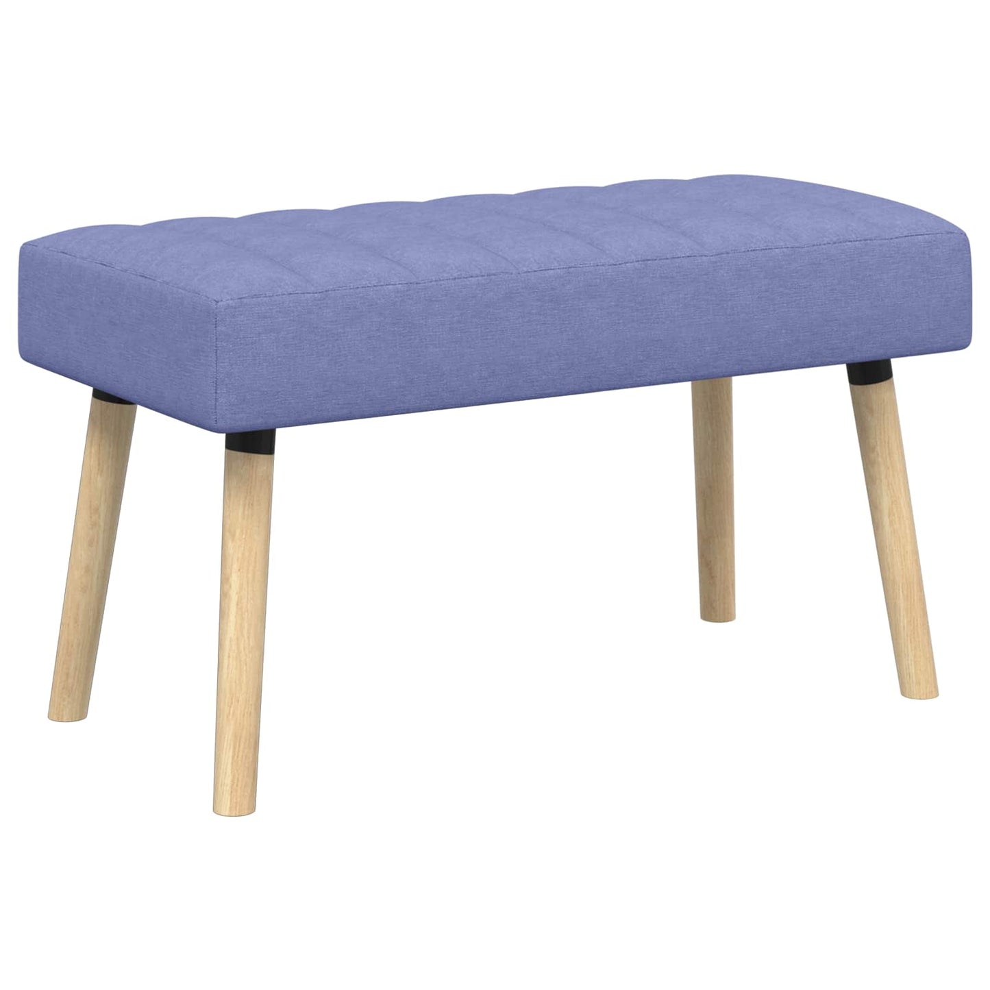 Kanalpuddet Bænk Jeans blå 80 x 40 x 46 cm Stof