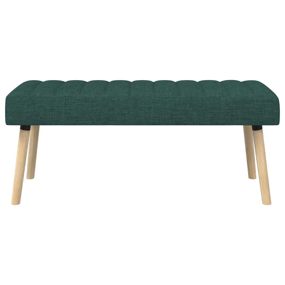 Kanalpuddet Bænk Mørkegrøn 110 x 40 x 46 cm Stof
