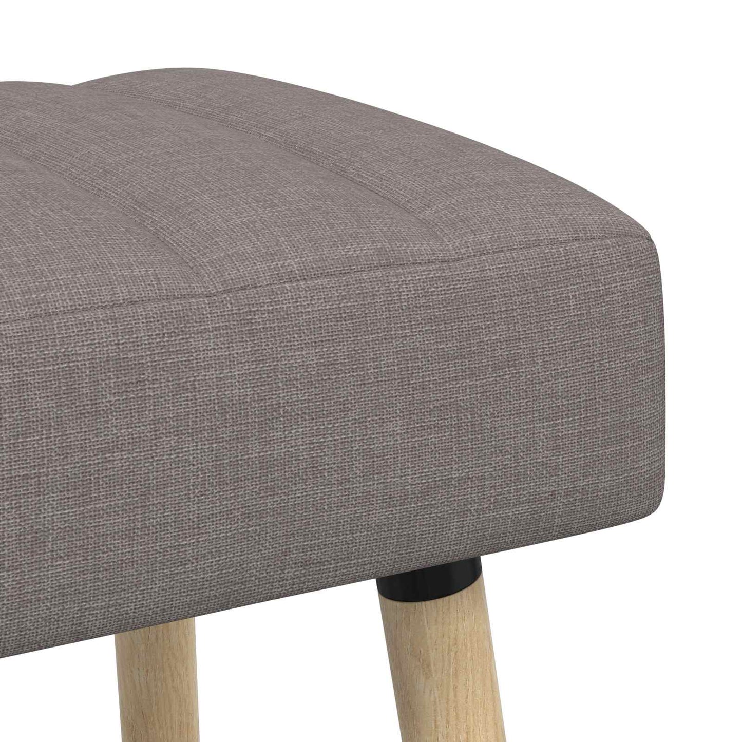 Kanalpuddet Bænk Gråbrun 110 x 40 x 46 cm Stof