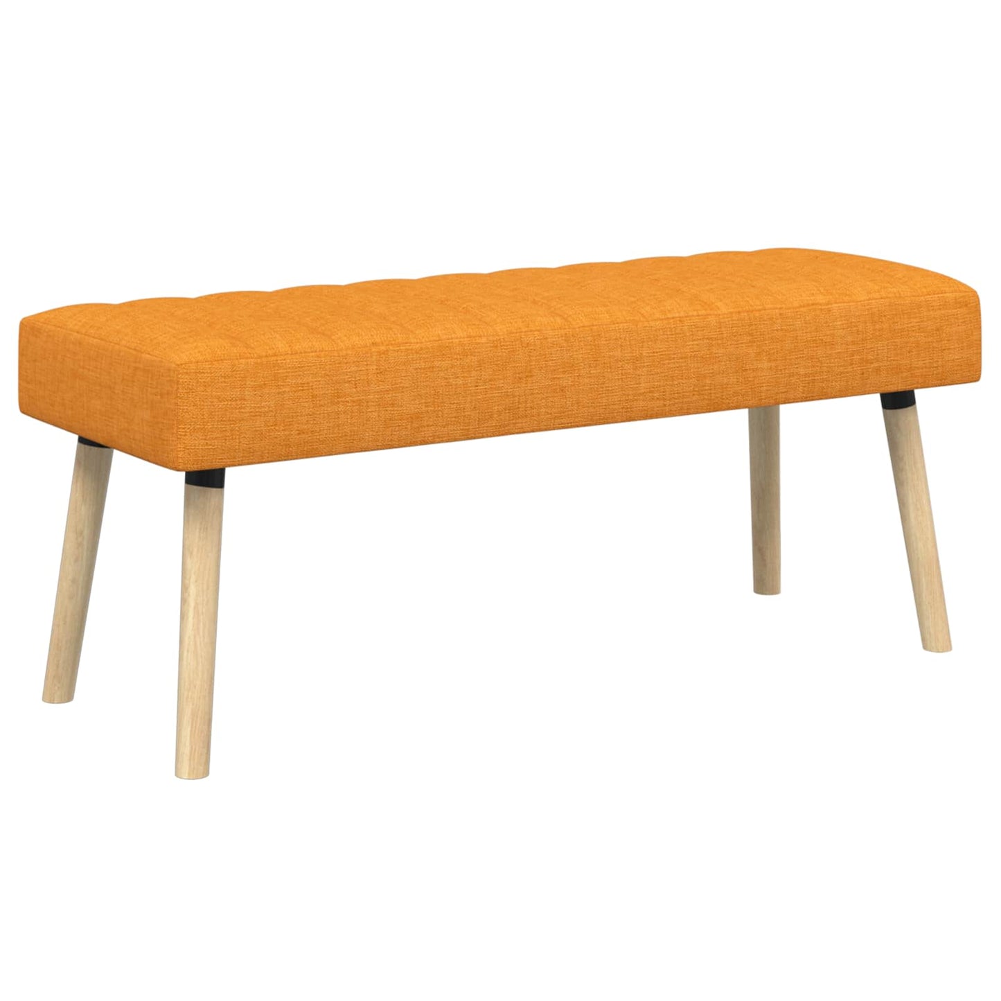 Kanalpuddet Bænk Mørk Gul 110 x 40 x 46 cm Stof