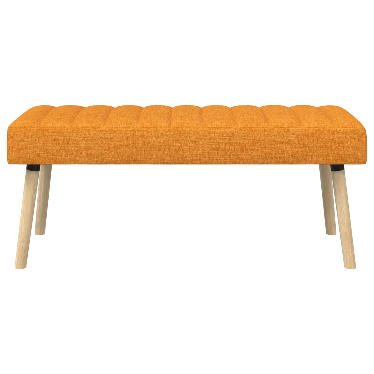 Kanalpuddet Bænk Mørk Gul 110 x 40 x 46 cm Stof