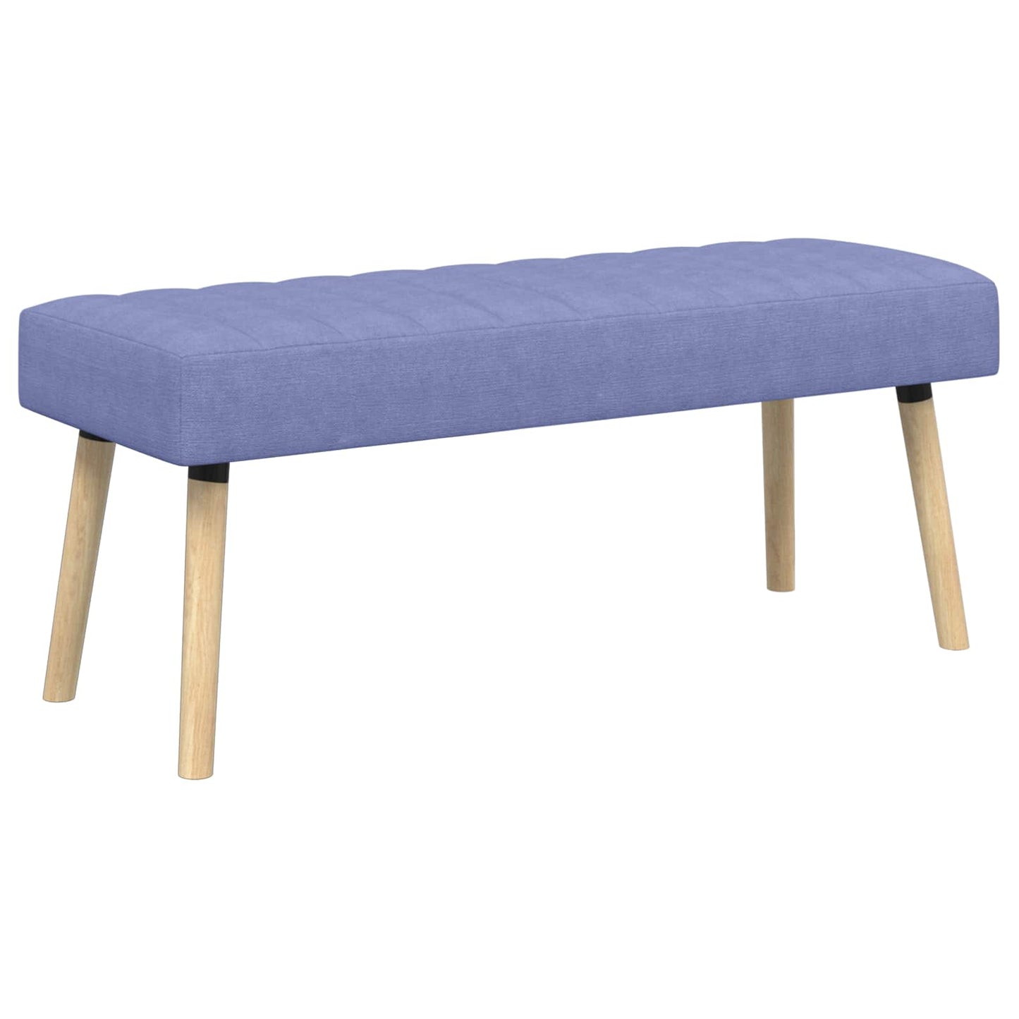 Kanalpuddet Bænk Jeans blå 110 x 40 x 46 cm Stof