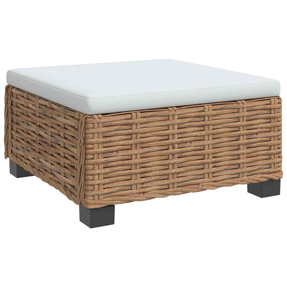 4 stk. Rattan Loungesæt med Puder GENDT Naturlig rattan
