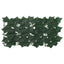 Altanscreen med blade Mørkegrøn 400 x 75 cm Polyethylen og stof