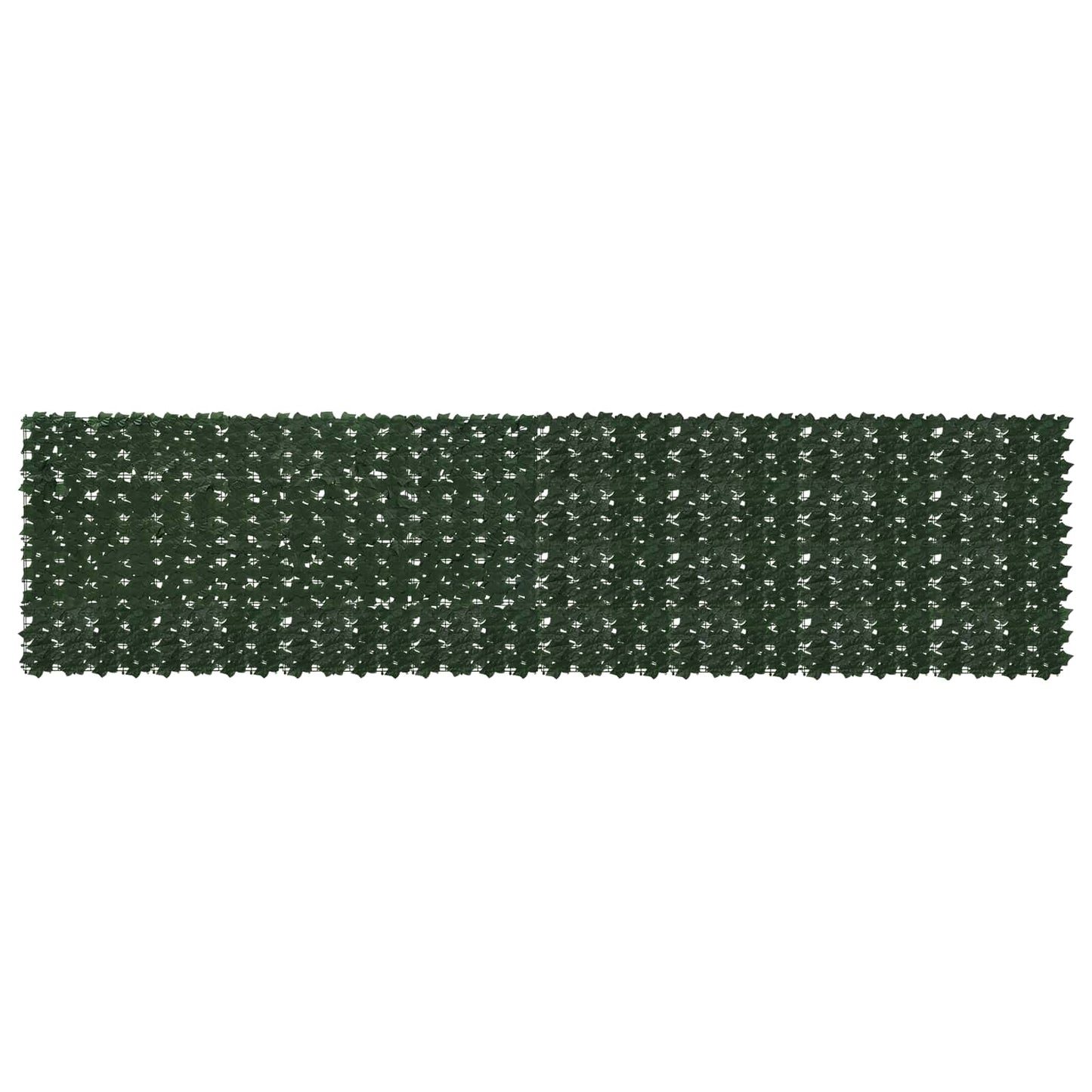 Altanscreen med blade Mørkegrøn 400 x 100 cm