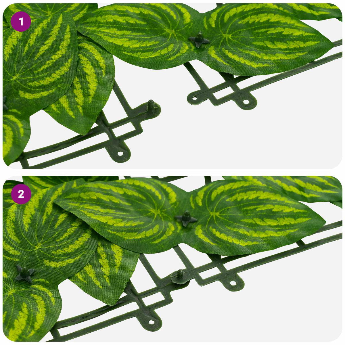 Altanscreen med blade Grøn og Gul 500 x 150 cm