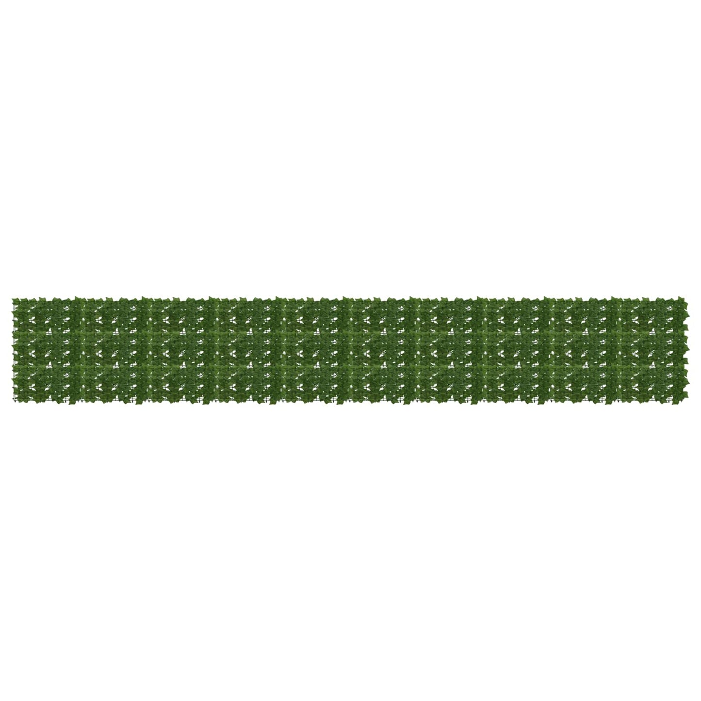 Altanscreen med blade Grøn 500 x 75 cm Polyethylen og stof