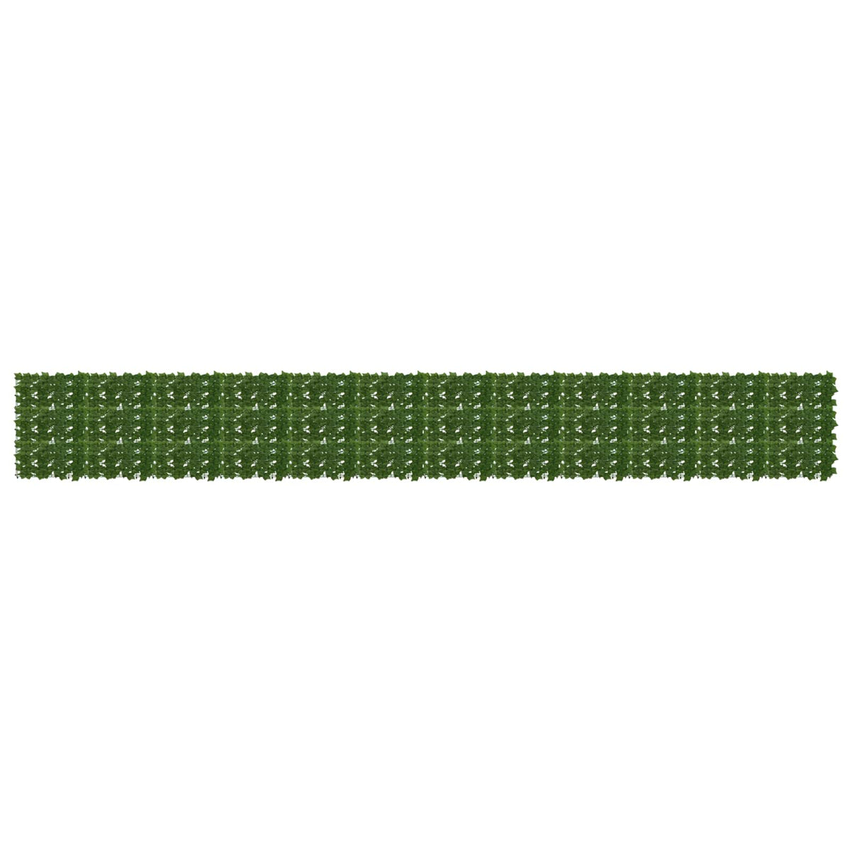 Altanscreen med blade Grøn 600 x 75 cm Polyethylen og stof