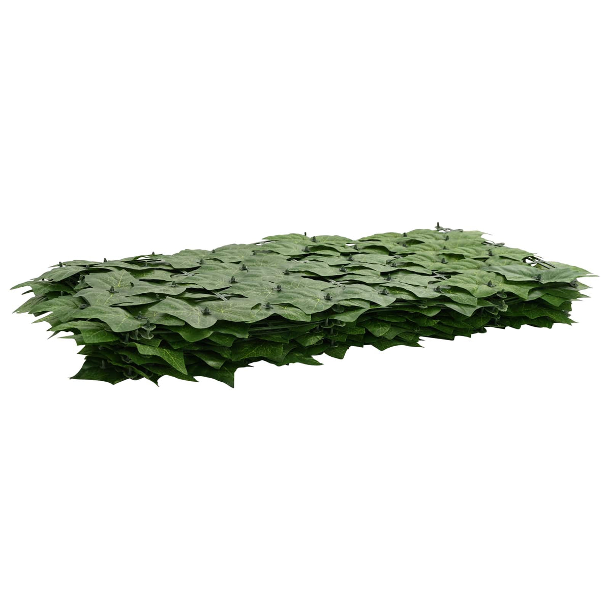 Altanscreen med blade Grøn 300 x 100 cm Polyethylen og stof