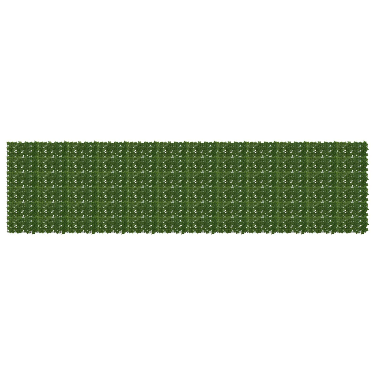Altanscreen med blade Grøn 600 x 150 cm Polyethylen og stof
