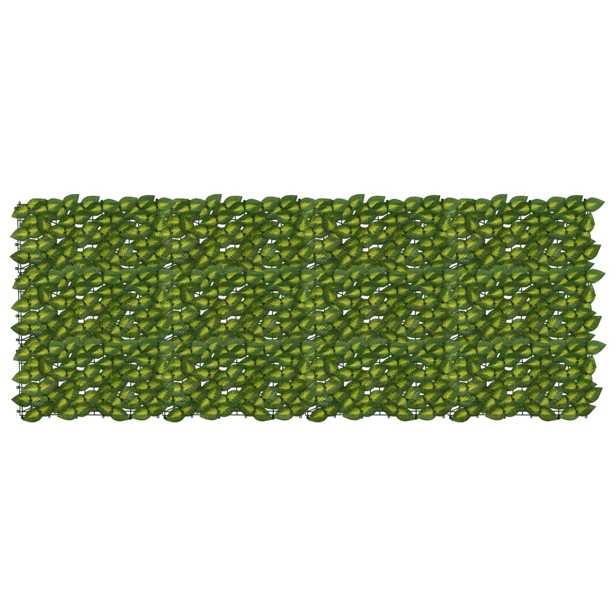 Altanscreen med blade Grøn og Gul 200 x 75 cm