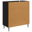 Sideboard BORNE Sort eg 69 x 33 x 76 cm Konstrueret træ