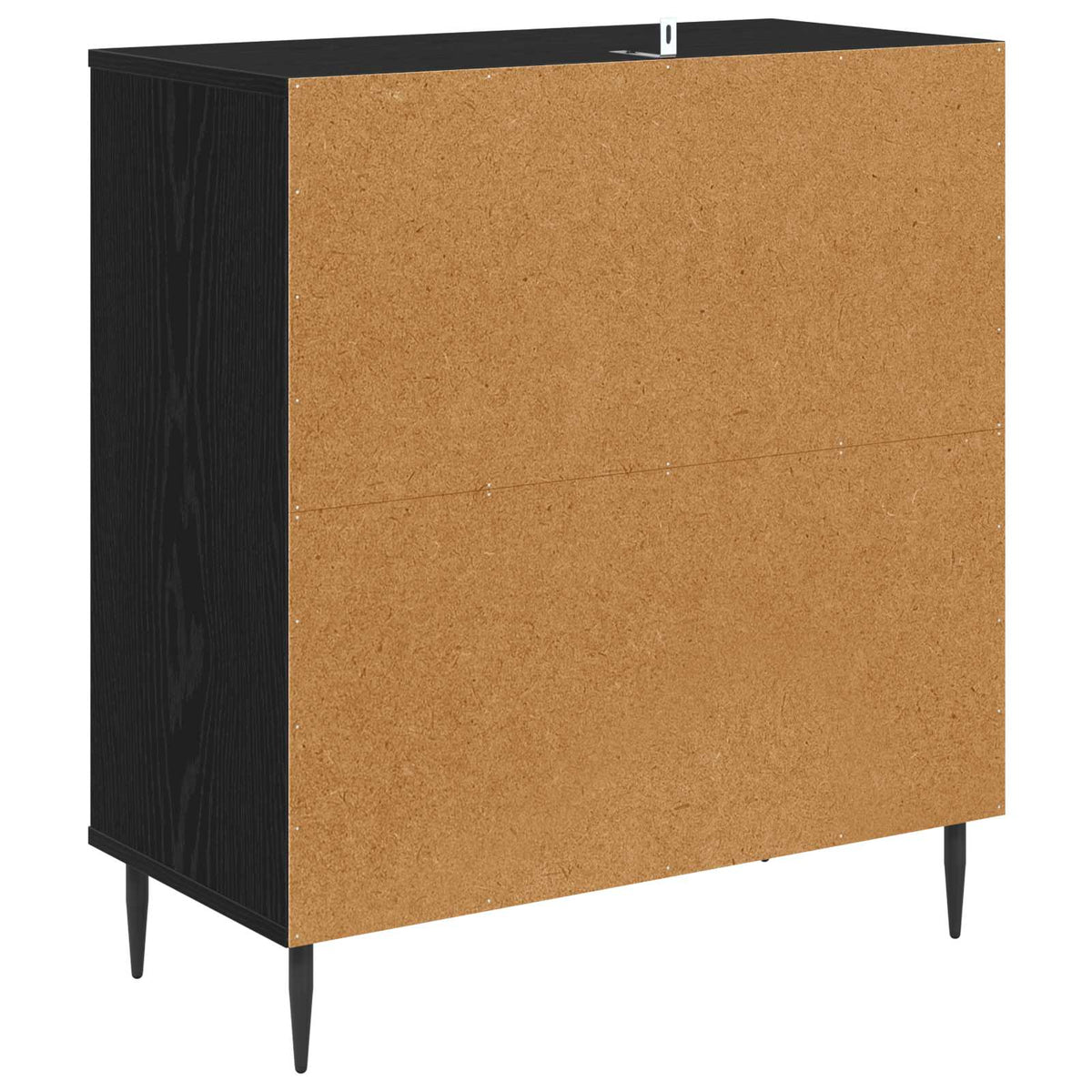 Sideboard BONN Sort eg 69 x 33 x 76 cm Konstrueret træ