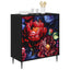 Sideboard KIEL Sort eg 69 x 33 x 76 cm Konstrueret træ