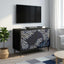 TV-skab DOKKUM 69 x 33 x 50,5 cm Sort eg Konstrueret træ