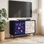 TV-skab MAINZ 69 x 33 x 50,5 cm Sort eg Konstrueret træ