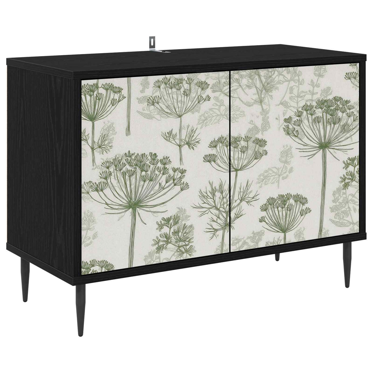 TV-skab GOTHA 69 x 33 x 50,5 cm Sort eg Konstrueret træ