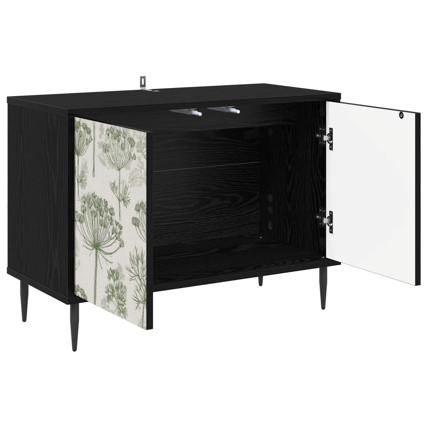 TV-skab GOTHA 69 x 33 x 50,5 cm Sort eg Konstrueret træ