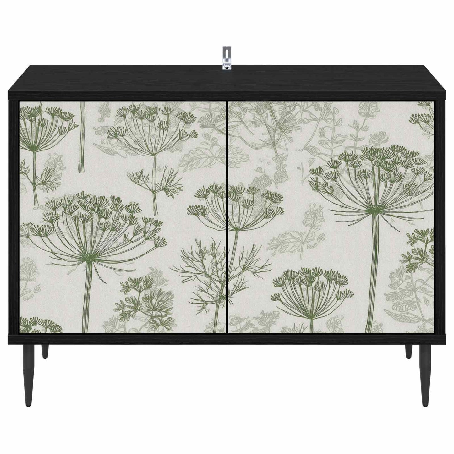 TV-skab GOTHA 69 x 33 x 50,5 cm Sort eg Konstrueret træ