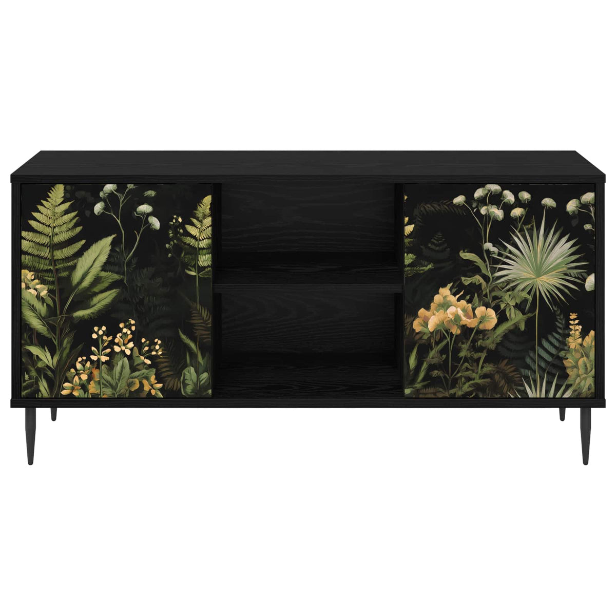 TV-skab RHENEN 102 x 33 x 51 cm Sort eg Konstrueret træ