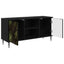 TV-skab ELBURG 102 x 33 x 51 cm Sort eg Konstrueret træ