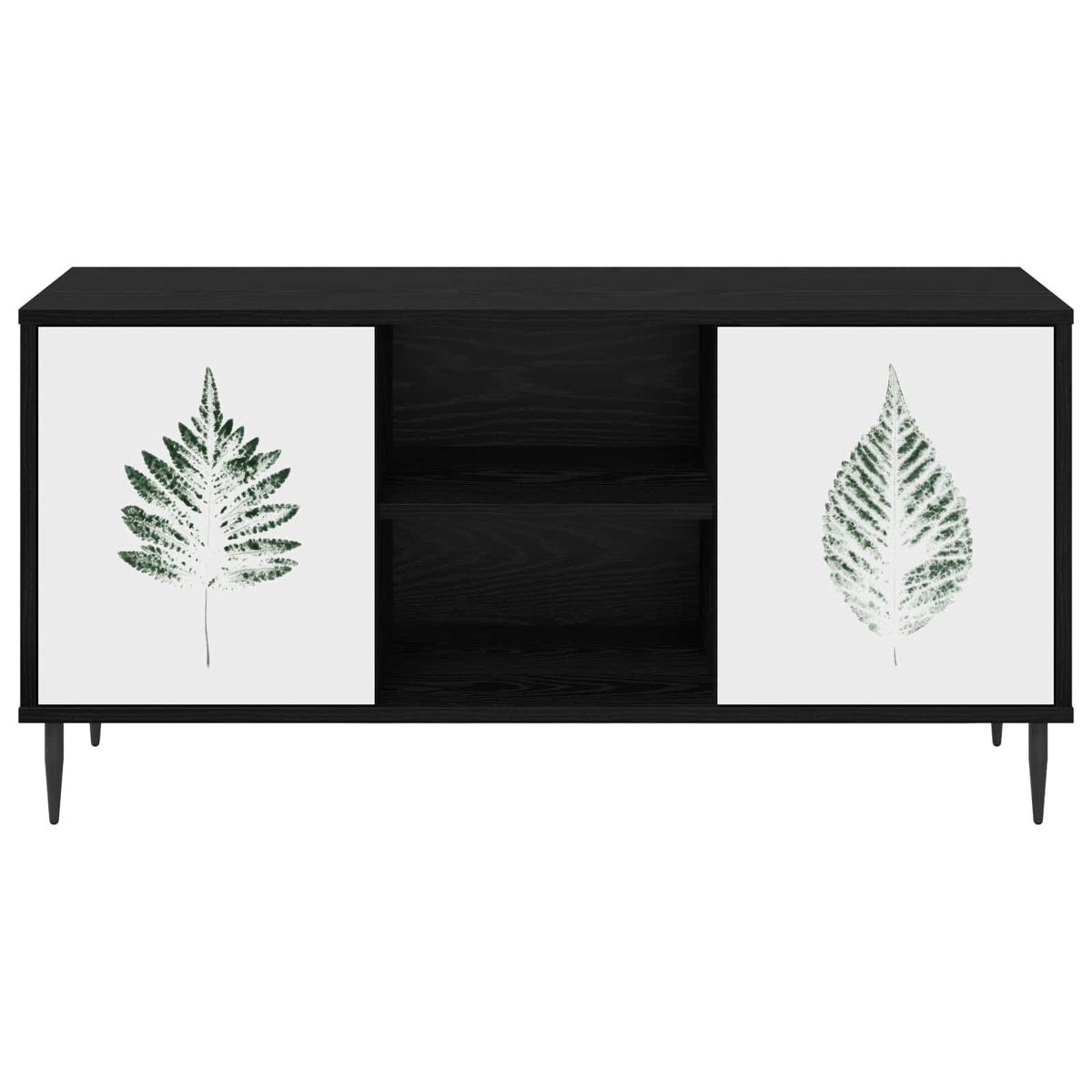 TV-skab HANAU 102 x 33 x 51 cm Sort eg Konstrueret træ