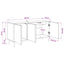 TV-skab GENNEP 102 x 33 x 51 cm Sort eg Konstrueret træ