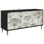 TV-skab GOTHA 102 x 33 x 51 cm Sort eg Konstrueret træ