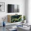 Væghængt TV Skab WIJHE 69 x 33 x 40 cm Sonoma-eg