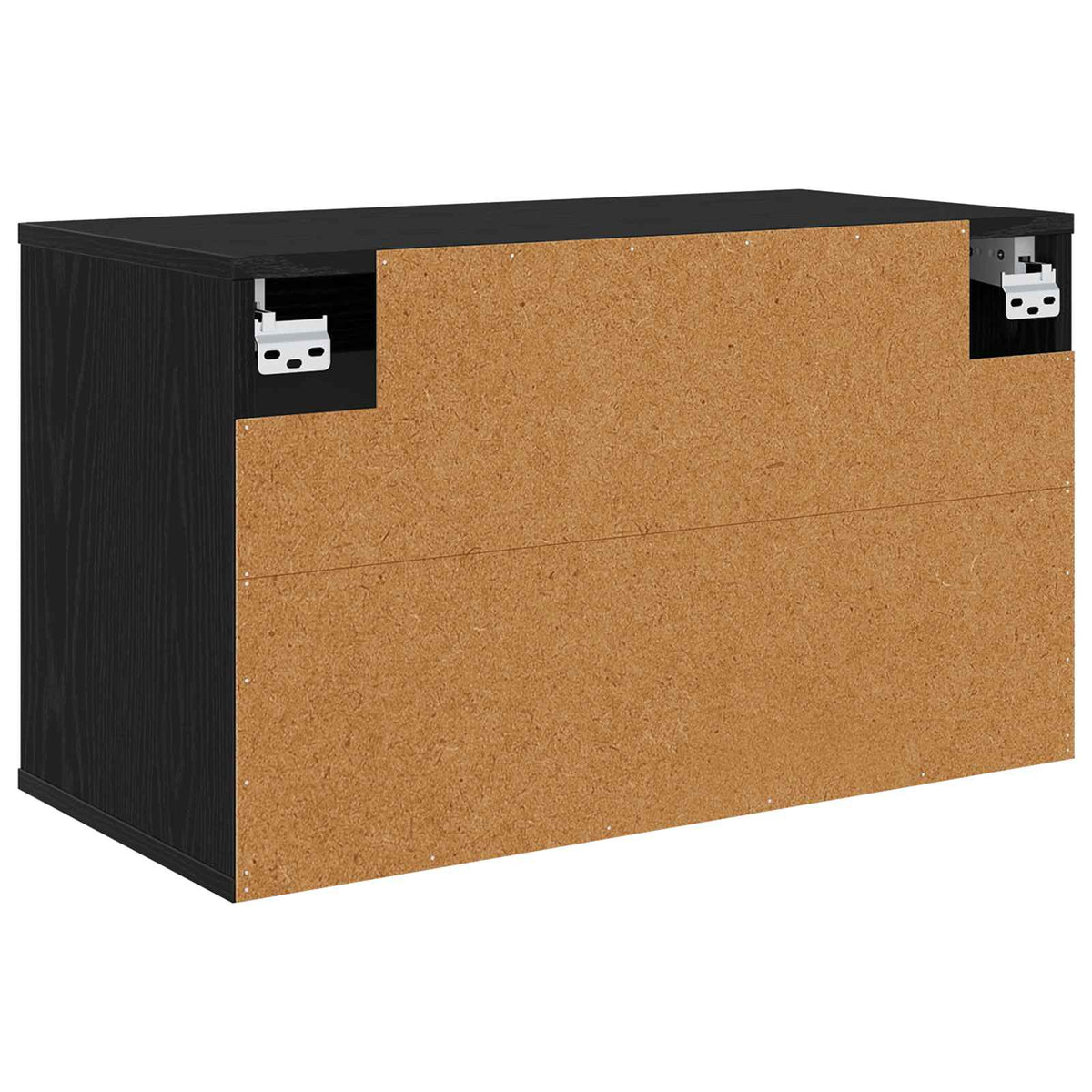 Væghængt TV Skab BREMEN 69 x 33 x 40 cm Sort eg Konstrueret træ