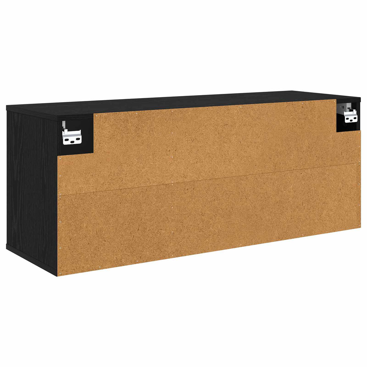 Væghængt TV Skab RHENEN 102 x 33 x 40 cm Sort eg