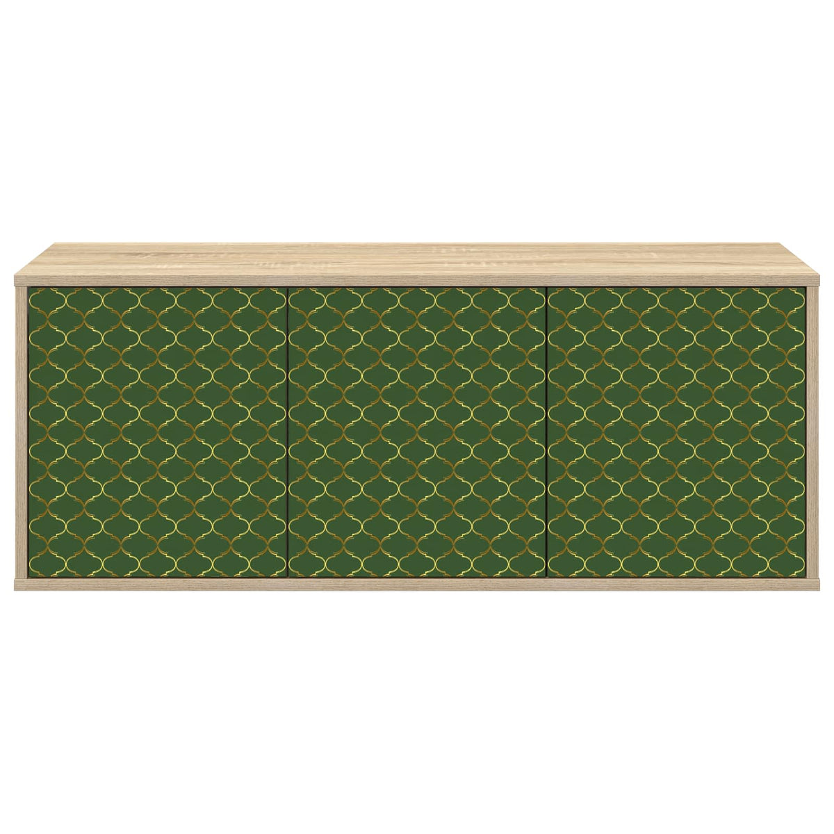 Væghængt TV Skab GELEEN 102 x 33 x 40 cm Sonoma-eg