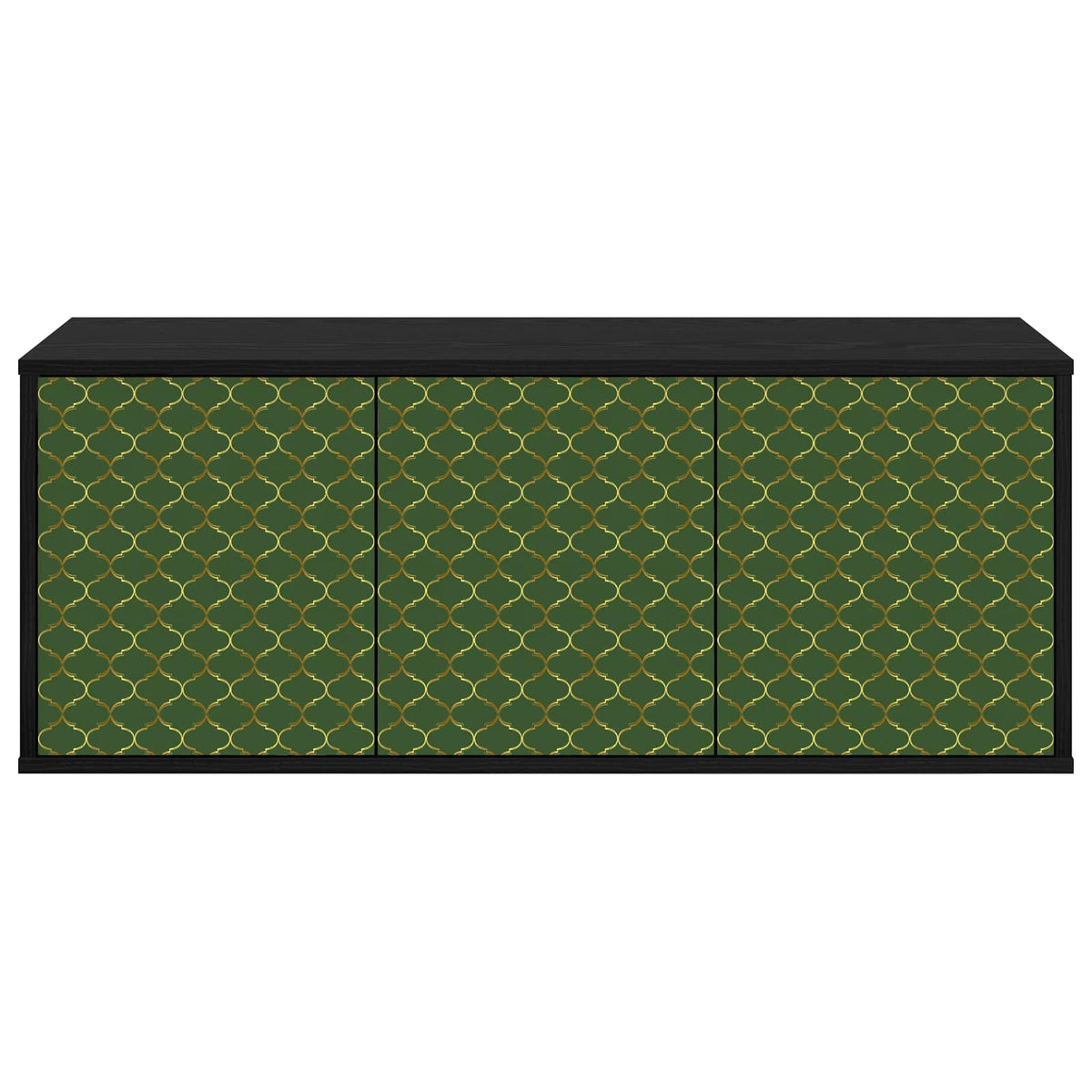 Væghængt TV Skab GELEEN 102 x 33 x 40 cm Sort eg