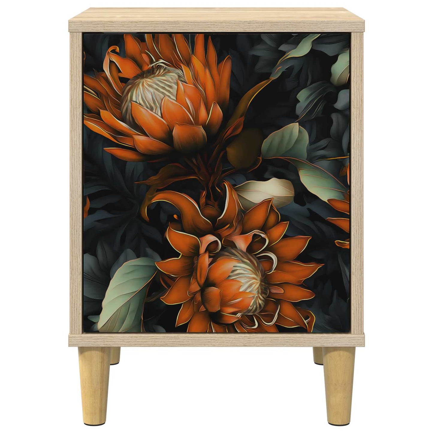 Natskab LOCHEM 2 stk. Sonoma-eg 36 x 33 x 50 cm Konstrueret træ