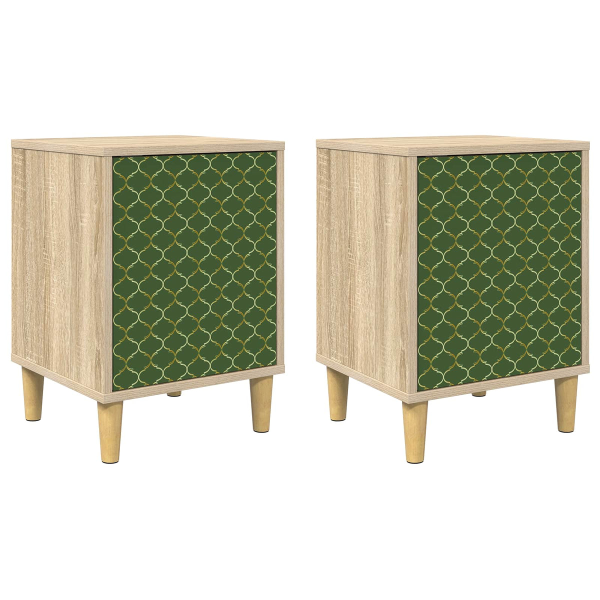 Natskab GELEEN 2 stk. Sonoma-eg 36 x 33 x 50 cm Konstrueret træ