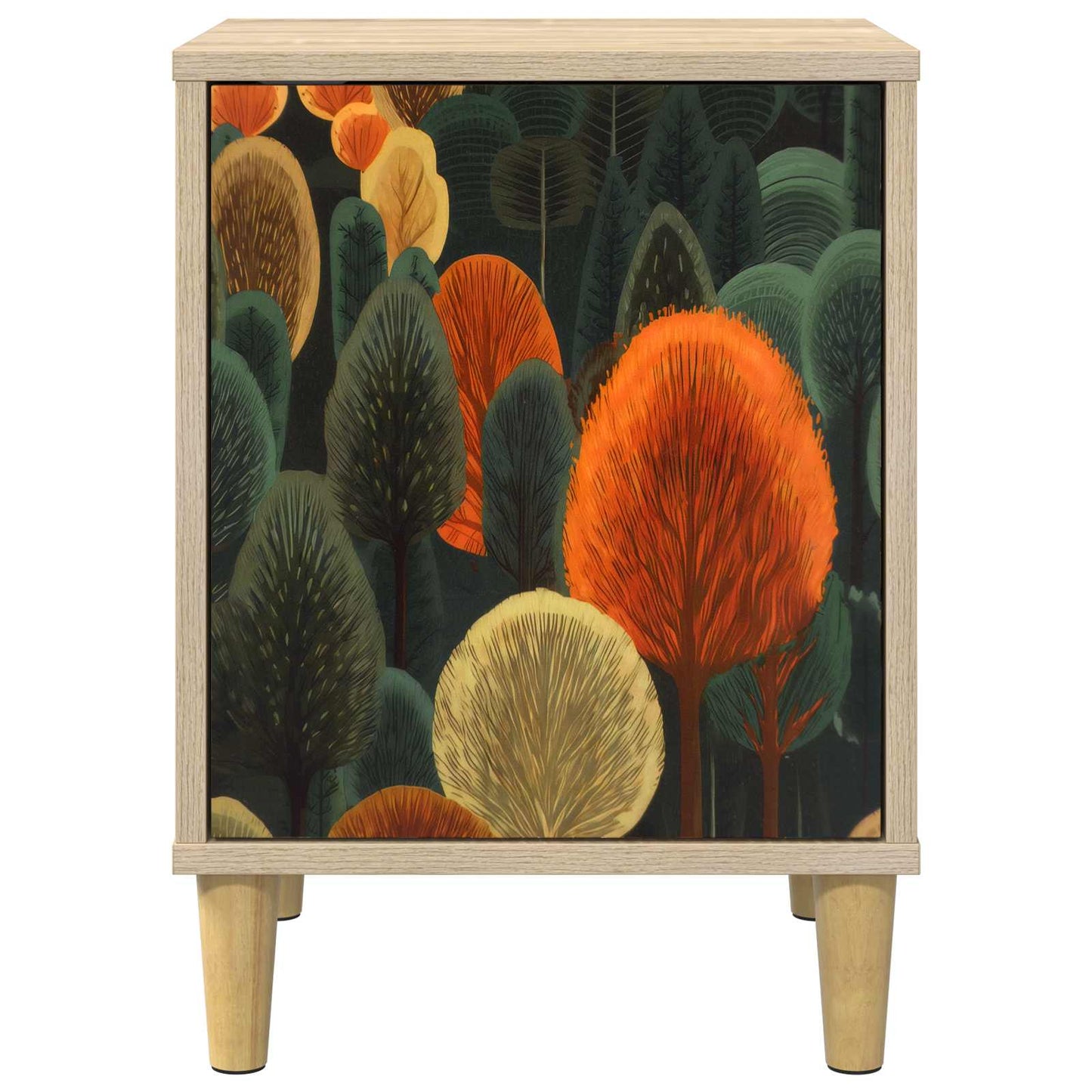 Natskab ZAANDAM 2 stk. Sonoma-eg 36 x 33 x 50 cm